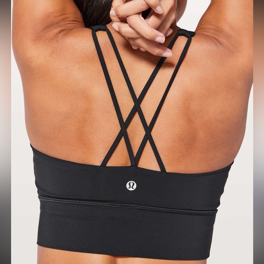 Lululemon Free To Be Bra Long Line - Black